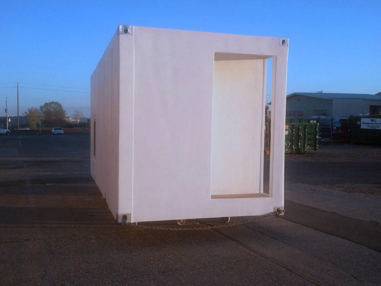 Composite cube module — standalone shelter configuration